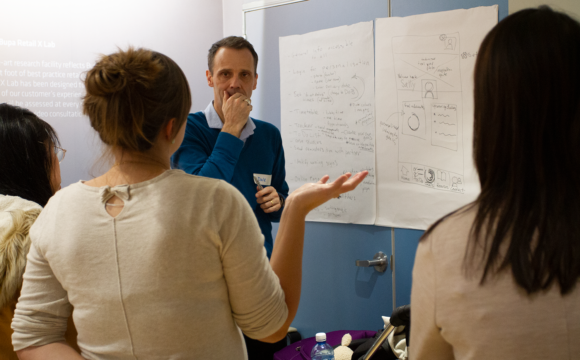 Dale Thornton Conducting Co-Design Workshop